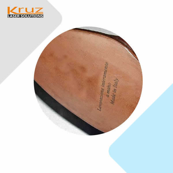 leather laser marking